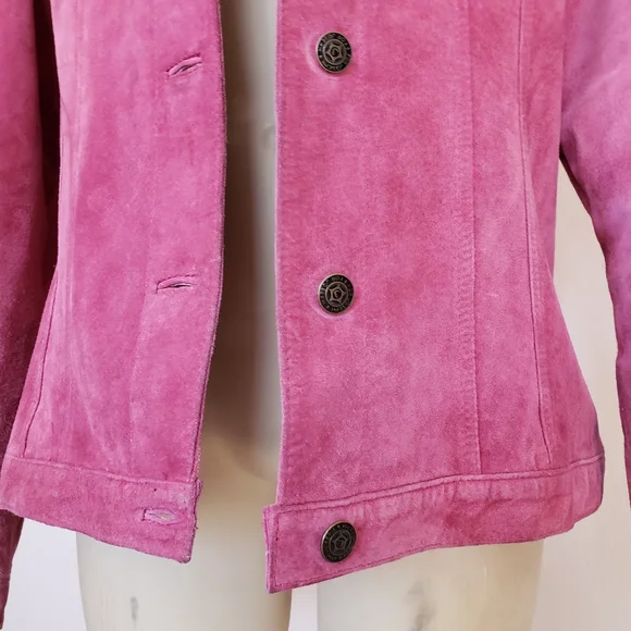 Pink Suede Jacket - Picture 8 of 12